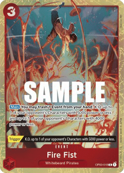 OP03-018AA Fire Fist