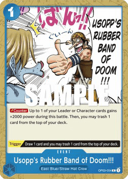 OP03-054 Usopp's Rubber Band of Doom!!!