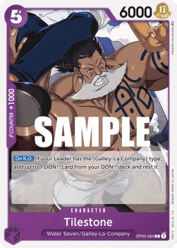 OP03-064 Tilestone