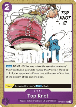 OP03-074 Top Knot