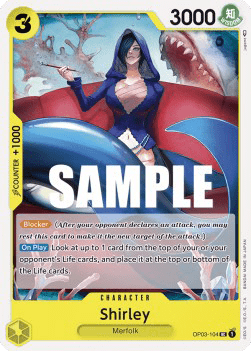 OP03-104 Shirley