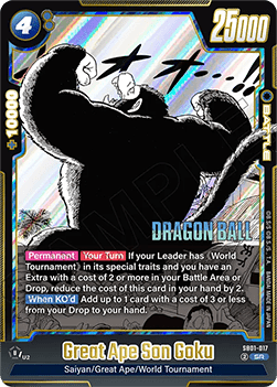 SB01-017 Great Ape Son Goku