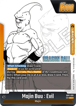 SB01-029 Majin Buu : Evil