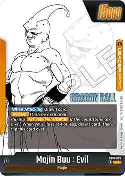 SB01-029AA Majin Buu : Evil