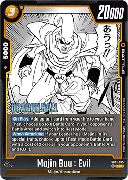 SB01-035 Majin Buu : Evil