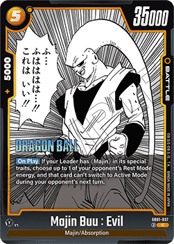 SB01-037 Majin Buu : Evil