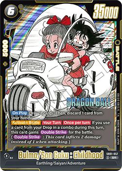 SB01-057 Bulma/Son Goku : Childhood
