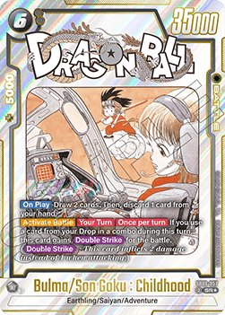 SB01-057 Bulma/Son Goku : Childhood